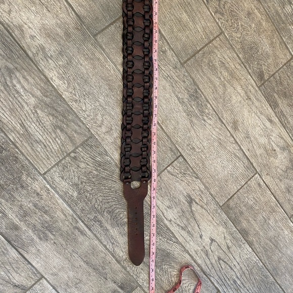 Weaved Genuine Leather Waist Belt - Picture 9 of 9